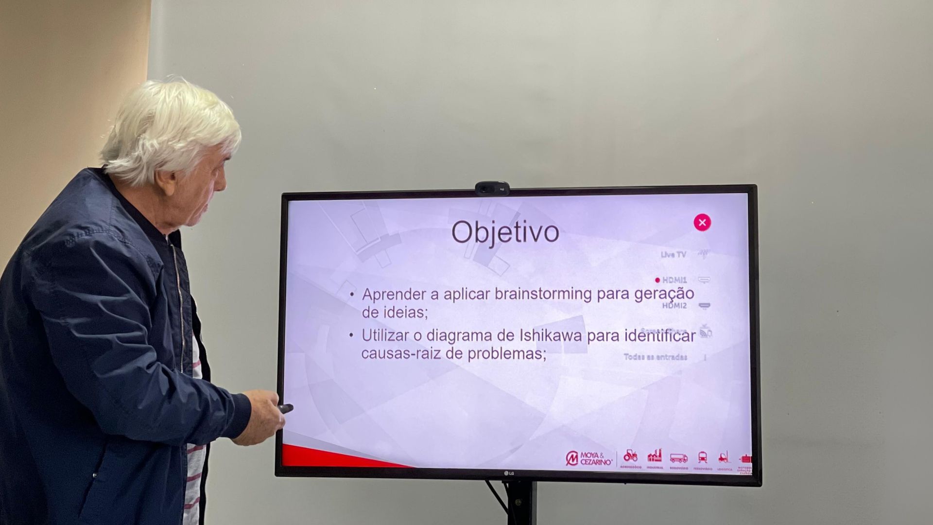 Treinamento de Ishikawa, causa e efeito, espinha de peixe.