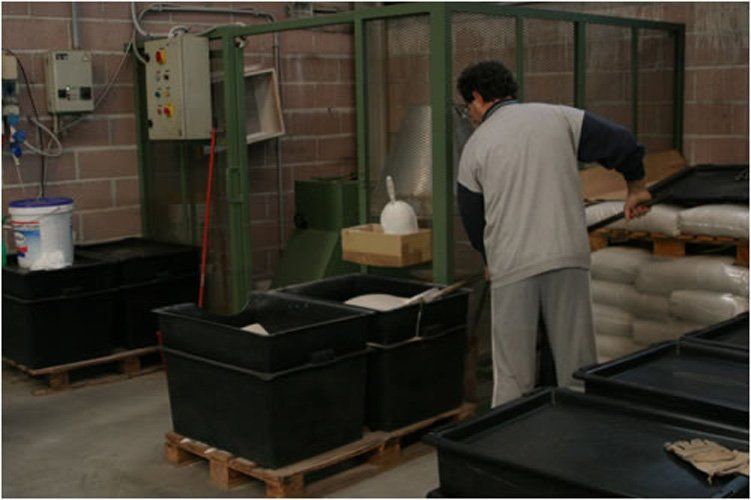 fase di preparazione miscele