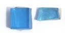 cubetto trasparente color azzurro brillante