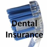 Close-up of a blue and white toothbrush head with the words 