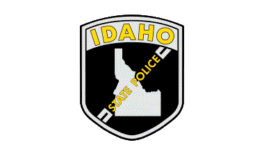 Idaho State Police logo.