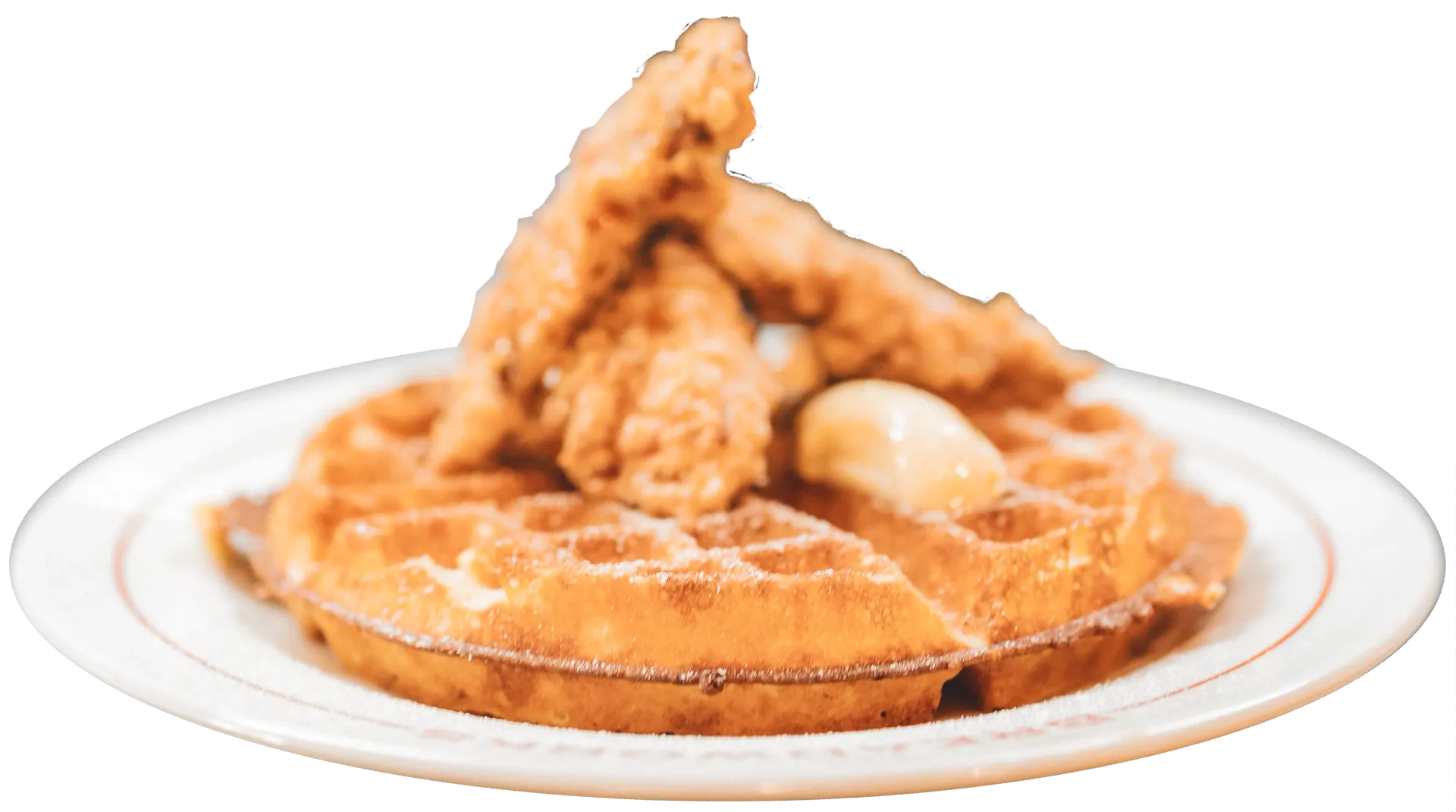 waffles and chicken