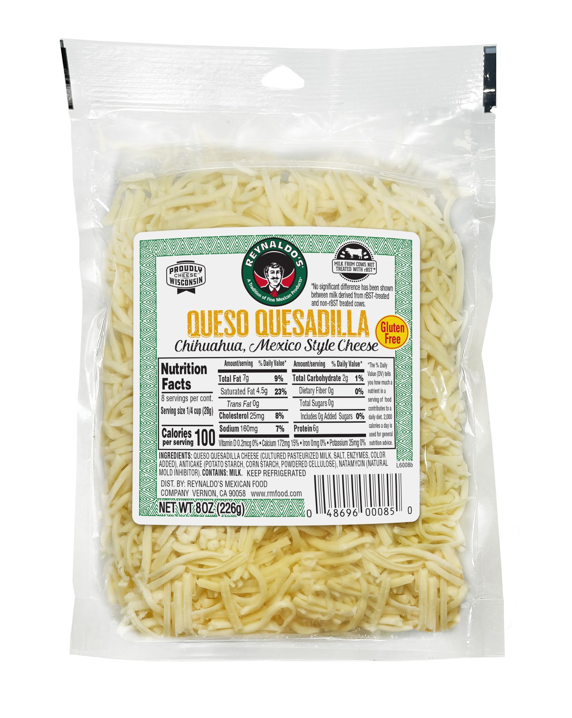 El Viajero Foods Versatile Shredded Queso Quesadilla