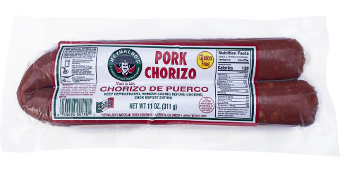 Reynaldo's Pork Chorizo Sausage 11 Oz package