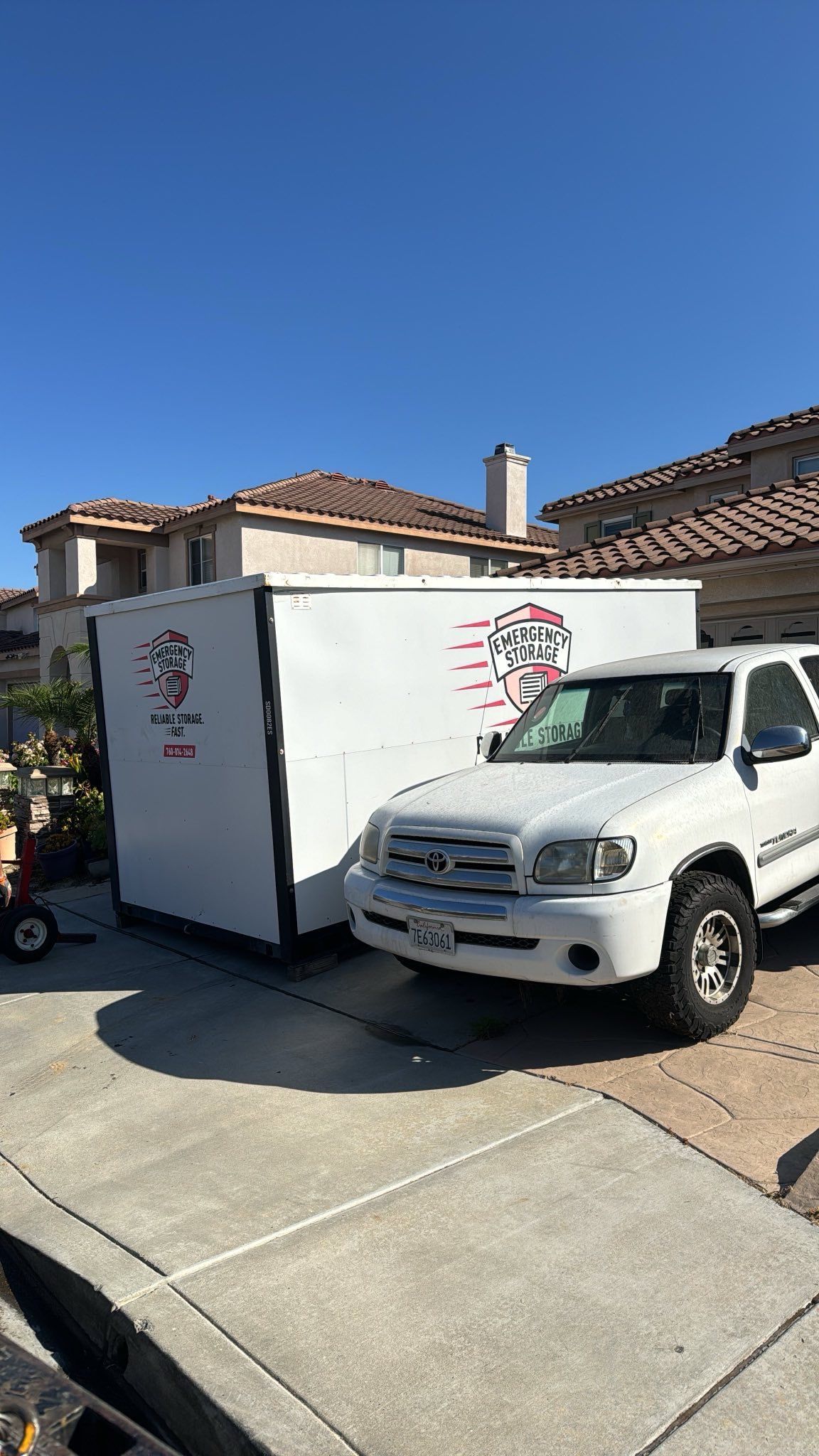emergency storage unit at a residence