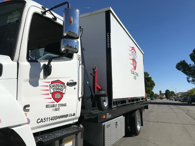 emergency storage truck