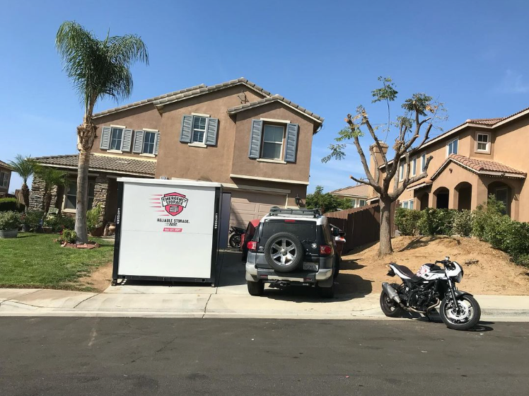 storage unit at a residence