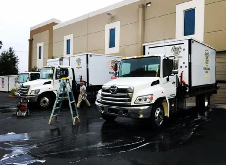 storage units on moving trucks