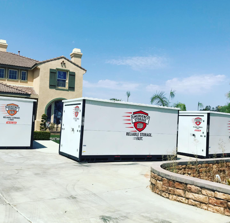 multiple storage units at a residence