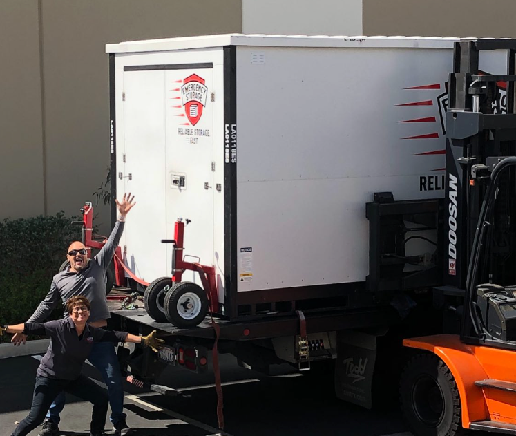 loading a storage unit