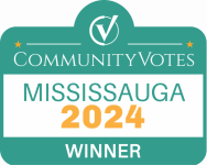 Community votes mississauga 2024 winner badge