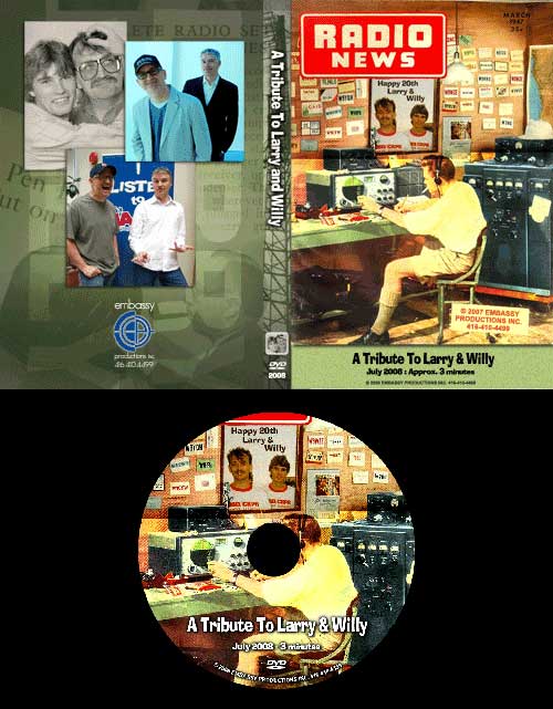 A cd cover for radio news a tribute to larry and whity