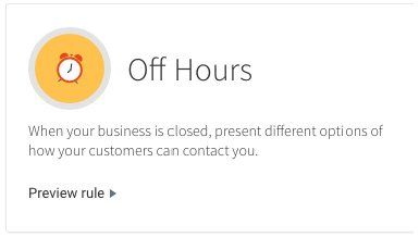 When your business is closed , present different options of how your customers can contact you.