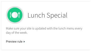 A green circle icon constaing a w