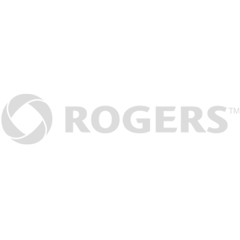 The rogers logo is on a white background.