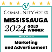 Community votes mississauga gold winner 2024 voted best in marketing and advertisement