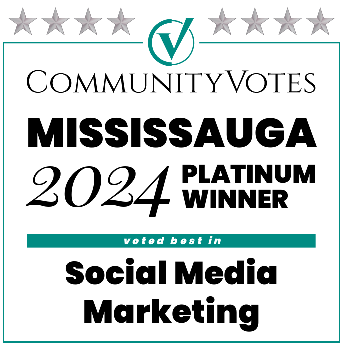 Community votes mississauga gold winner 2023 voted best in marketing and advertisement