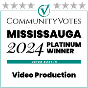 Community votes mississauga platinum winner voted best in video production