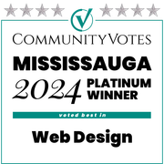 Community votes mississauga platinum winner 2024 voted best in web design