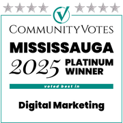 Community votes mississauga platinum winner 2024 voted best in digital marketing