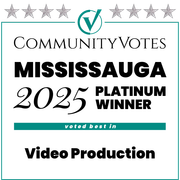 Community votes mississauga platinum winner voted best in video production