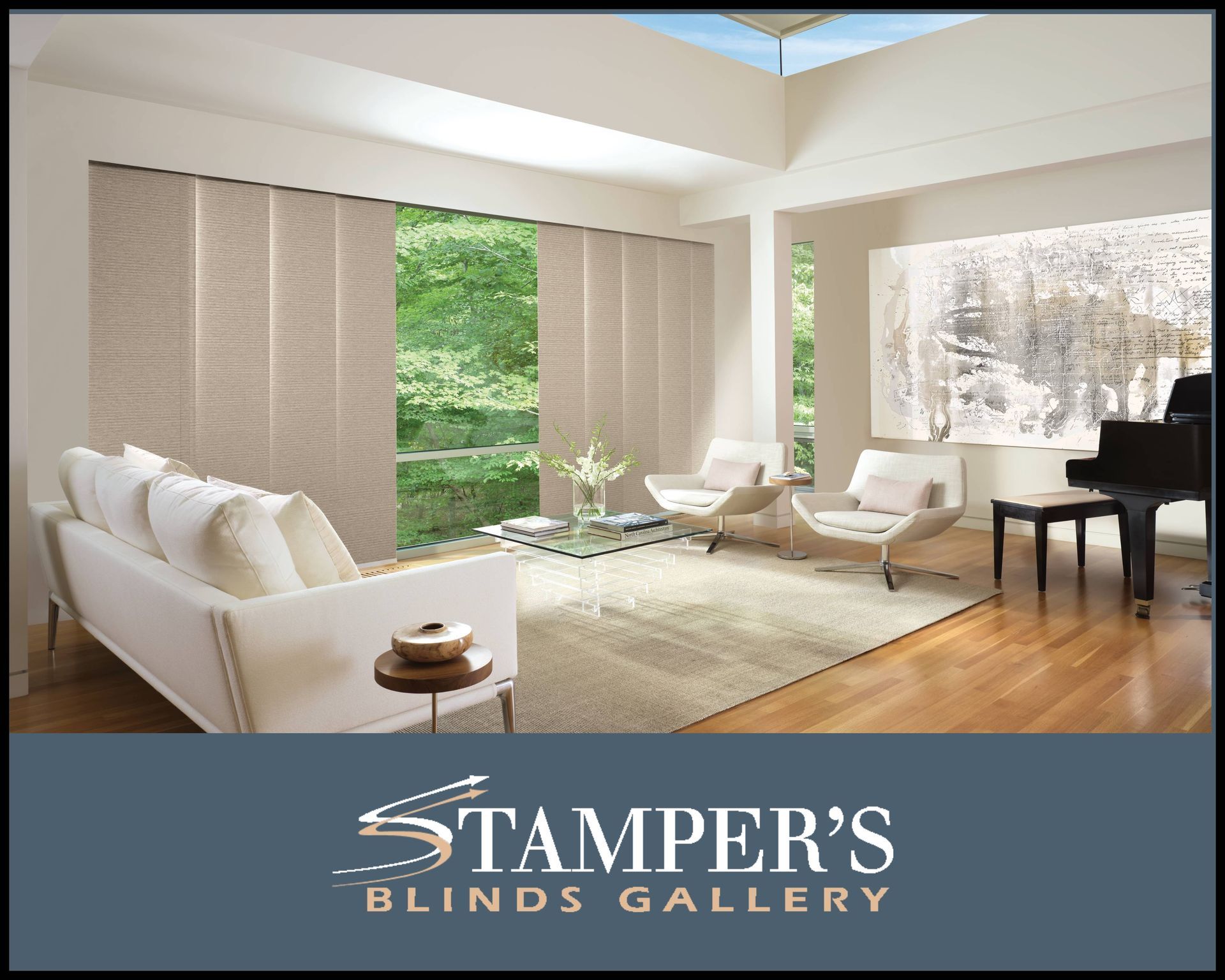 Hunter Douglas Skyline® Panel-Track Blinds near Florence, Kentucky (KY) and West Chester, Ohio (OH)
