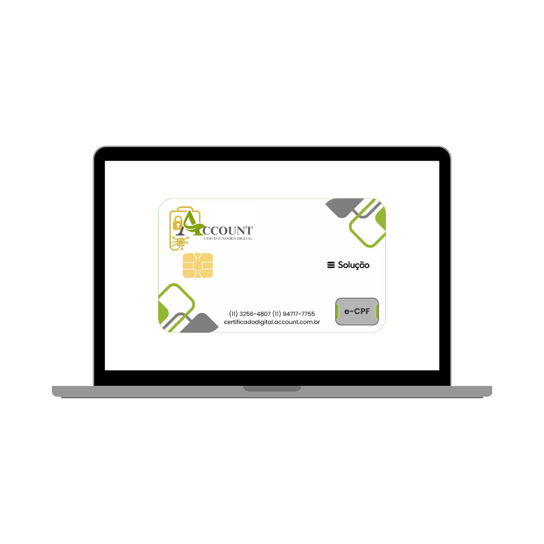 Uma imagem de um cartão  em um fundo branco.