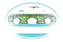 Circular logo: Stone bridge over water, green foliage, two birds flying, all within a light blue circle.