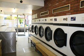 Walk-in launderette - Nottingham, Nottinghamshire - Calsteph Laundry Services - Washing machines
