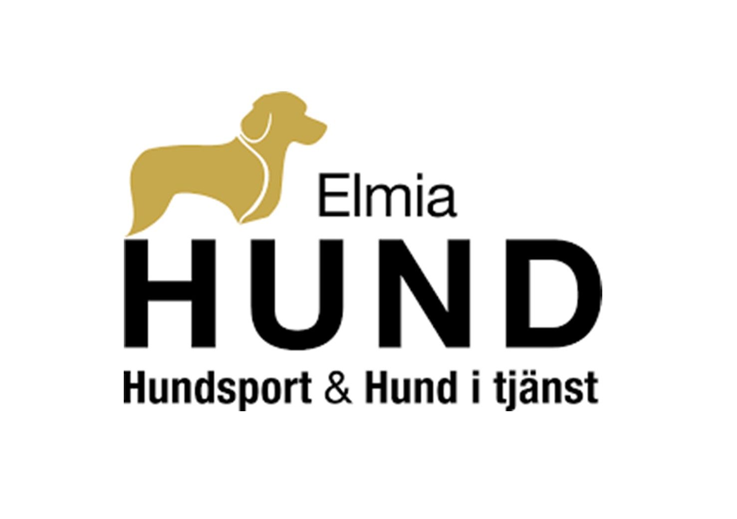 Logotyp för Elmia hund.