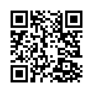 QR code with black and white squares.
