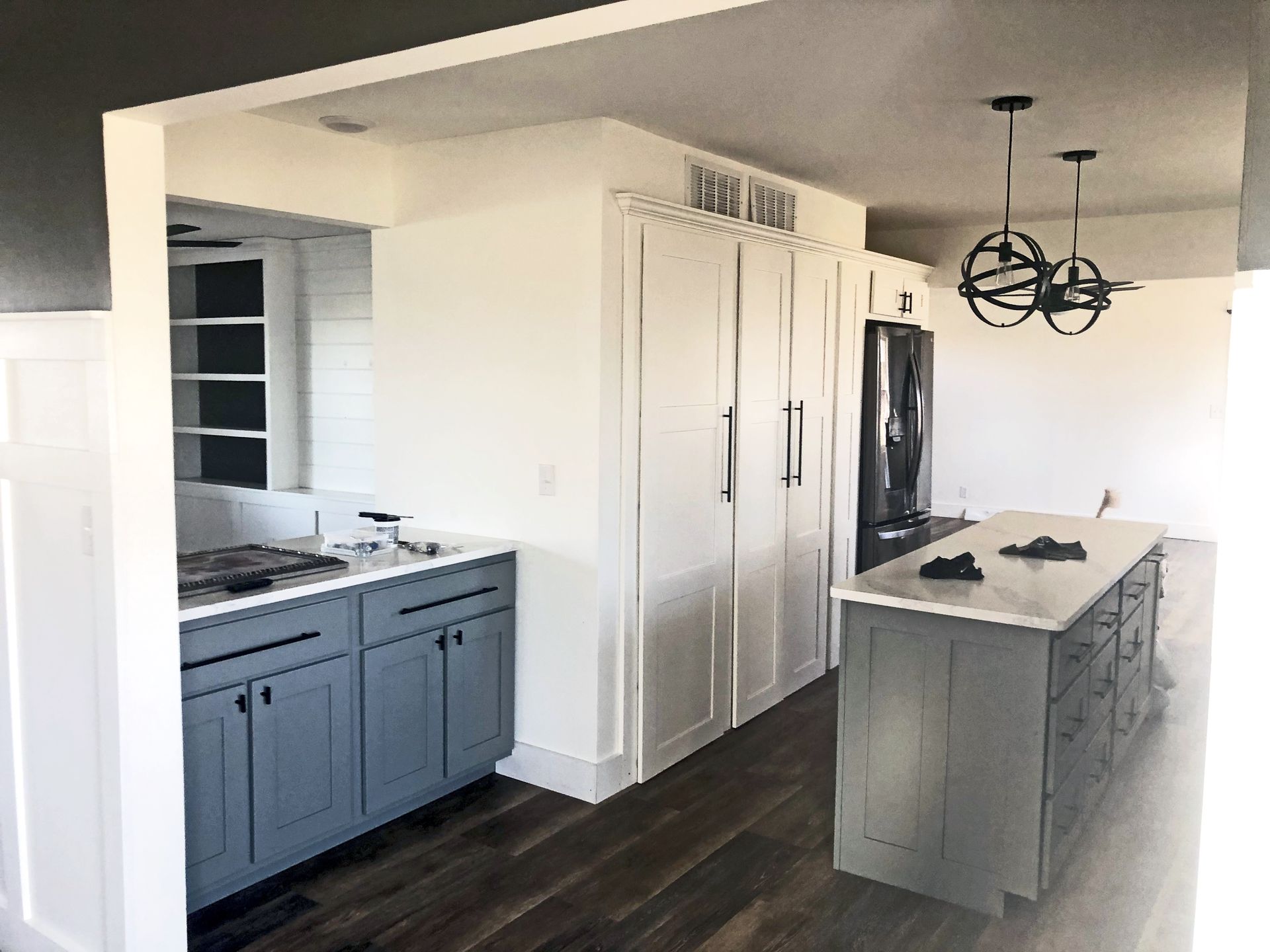 An Unfinished Home Construction Project Being Built by Homes Custom Homes in Mid-Missouri.