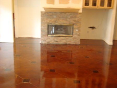 Fireplace Flooring — Helotes, TX — Easter Concrete Contracting