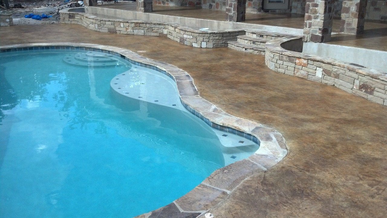 Residential Swimming Pool — Helotes, TX — Easter Concrete Contracting