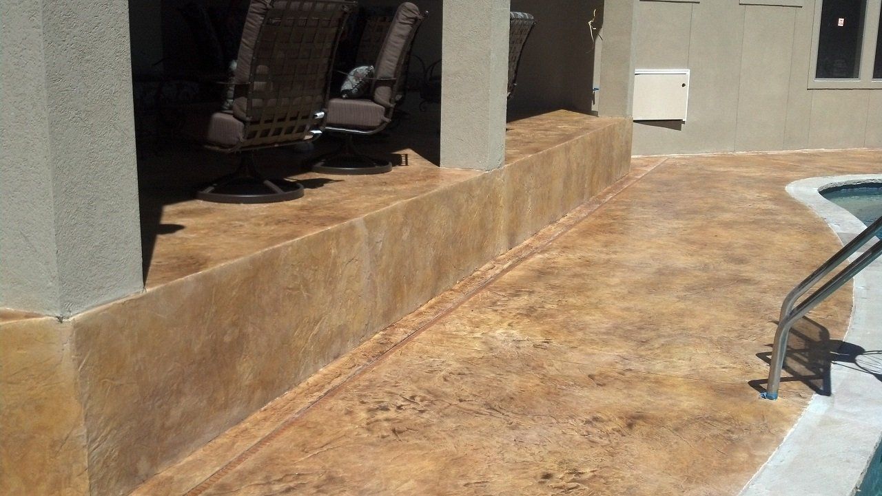 Sandstone Flooring — Helotes, TX — Easter Concrete Contracting