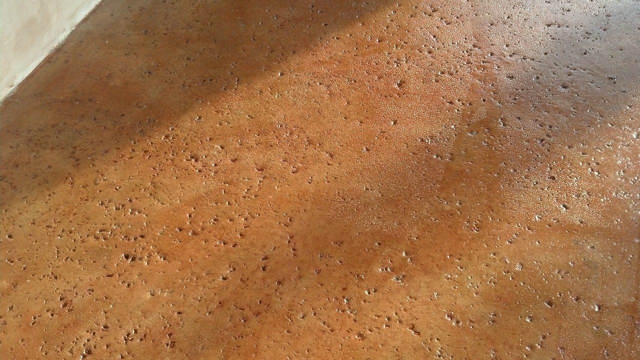 Concrete Brown Floor — Helotes, TX — Easter Concrete Contracting