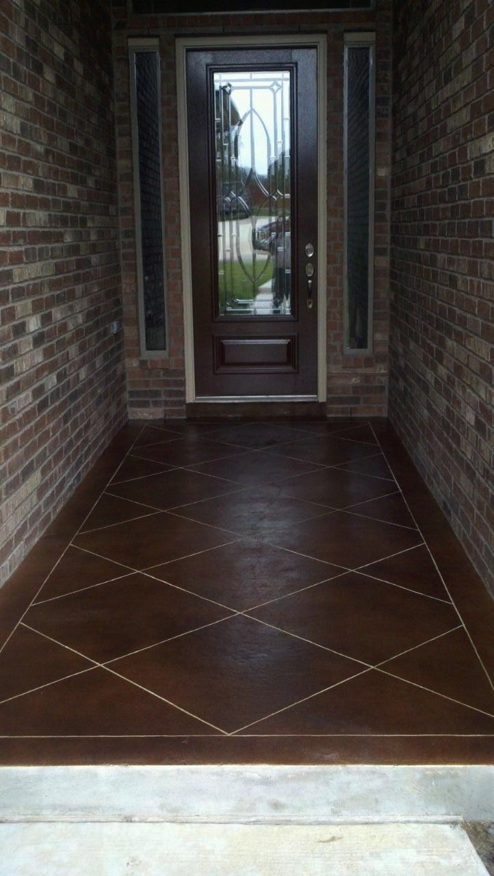 Front Door Flooring — Helotes, TX — Easter Concrete Contracting