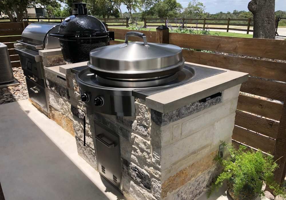 After-Outdoor kitchen repairs in San Antonio, TX