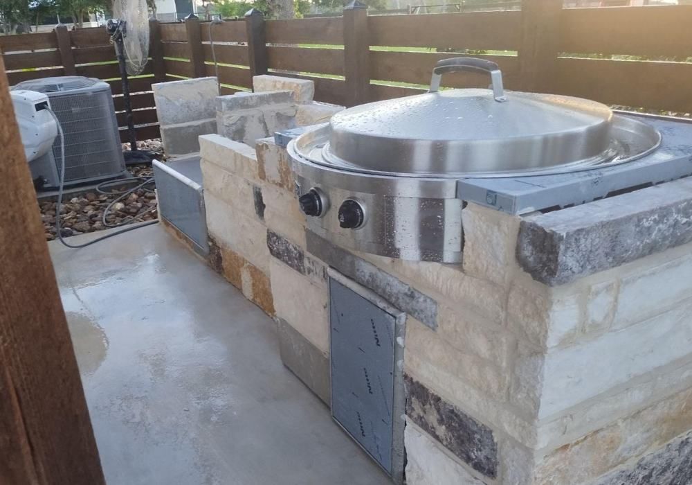 BeforeOutdoor kitchen repairs in San Antonio, TX