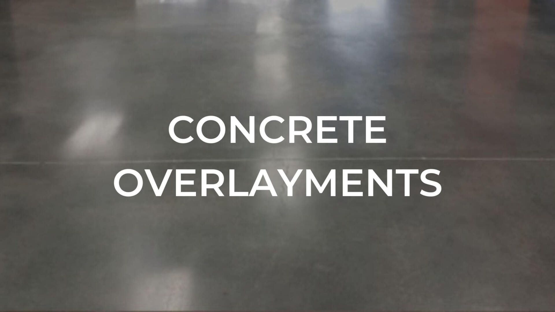 What are Concrete Overlays and Their Types