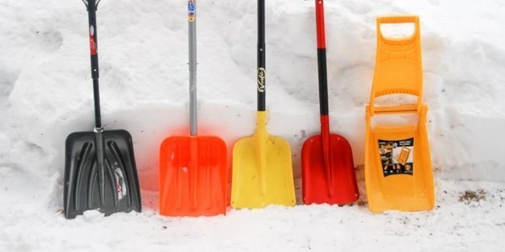 Use a Plastic Snow Shovel
