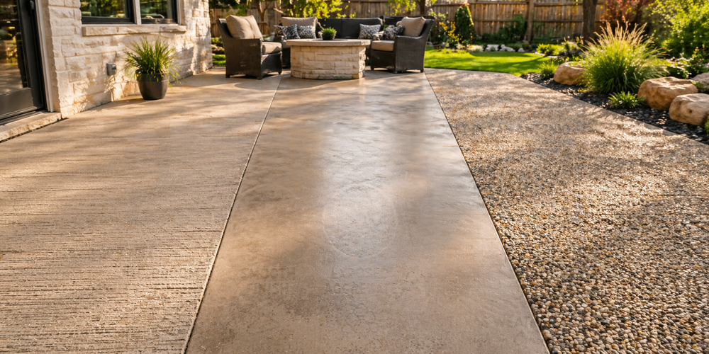 What Is a Concrete Patio Finish