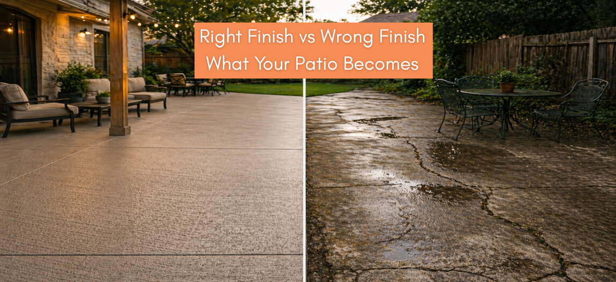 Why Your Patio Finish Is the Most Important Decision You'll Make