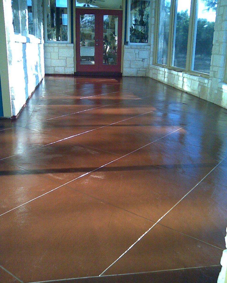 Colored Skim Coat — Helotes, TX — Easter Concrete Contracting