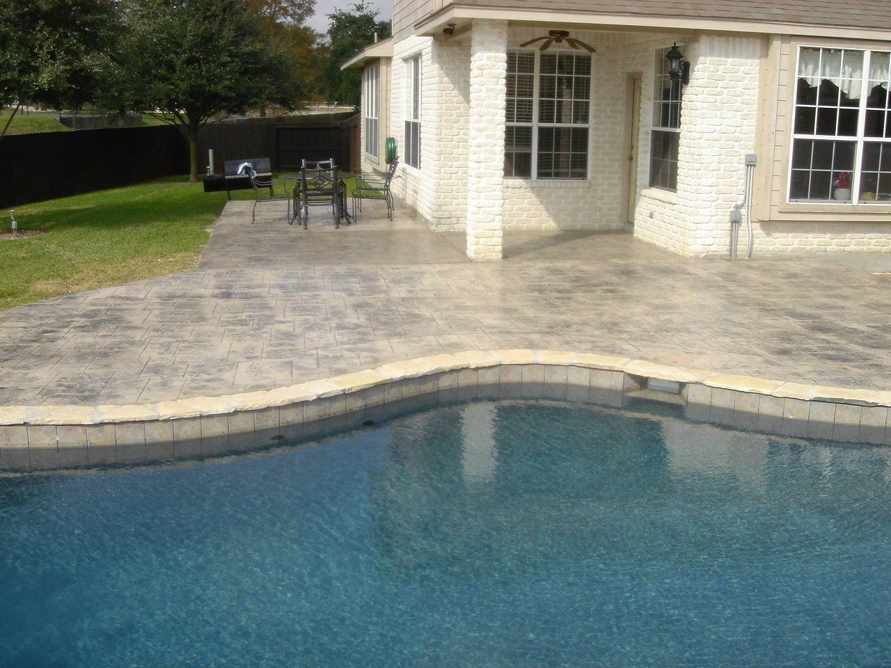 Poolside Flooring — Helotes, TX — Easter Concrete Contracting