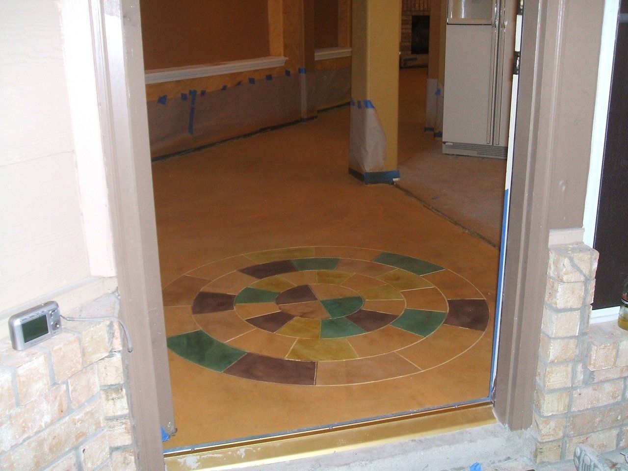 Round Design Tiles — Helotes, TX — Easter Concrete Contracting