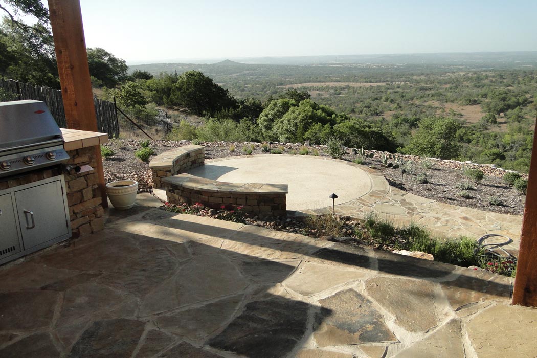 Brick Seating Walls — Helotes, TX — Easter Concrete Contracting