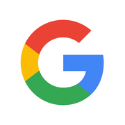 Google logo: Large, stylized 