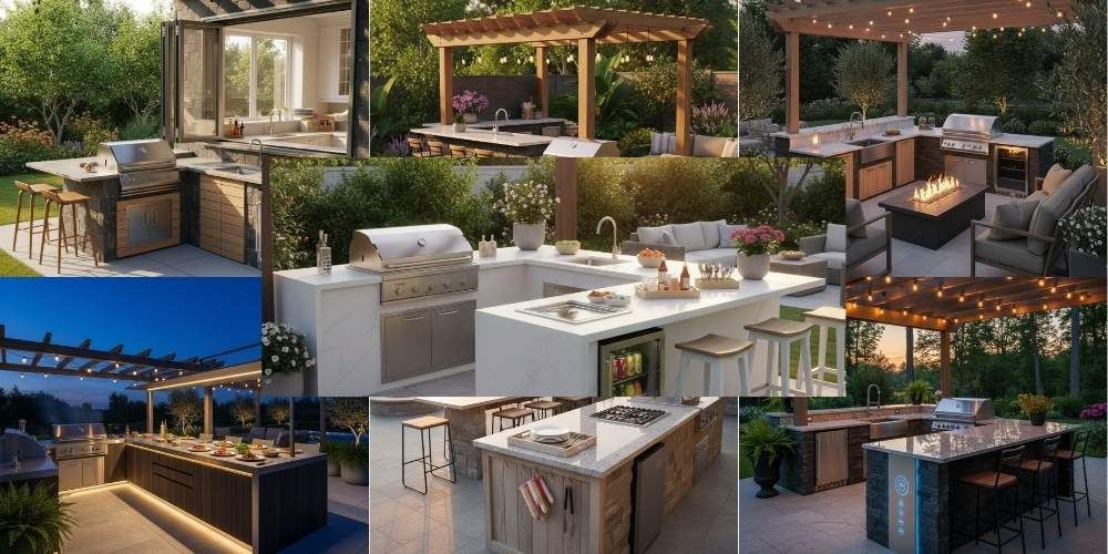 outdoor kitchen ideas for family and entertainment