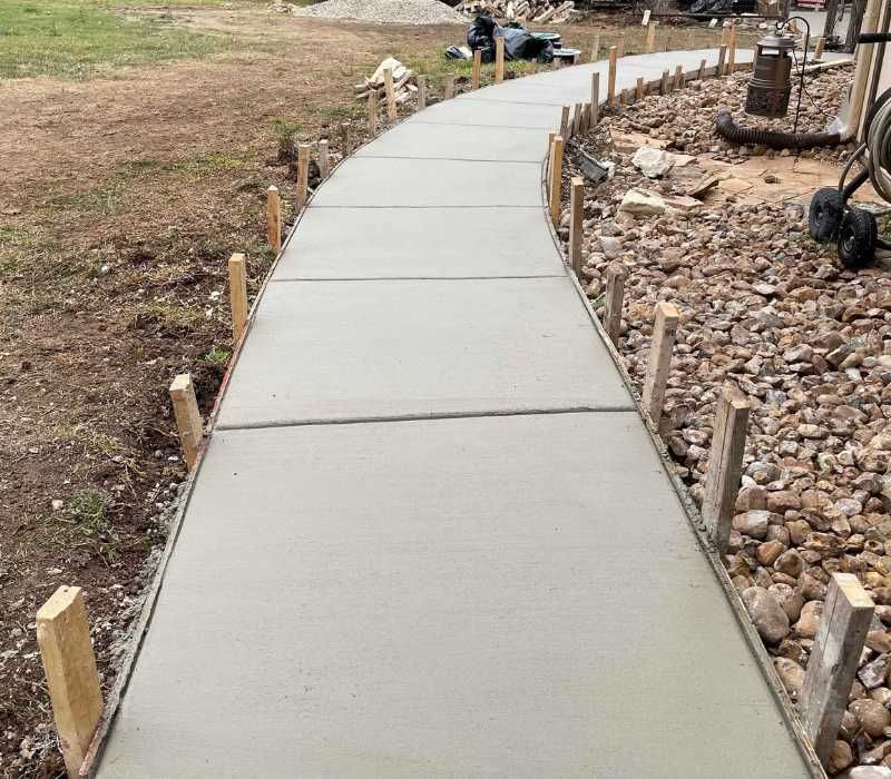 walkway construction